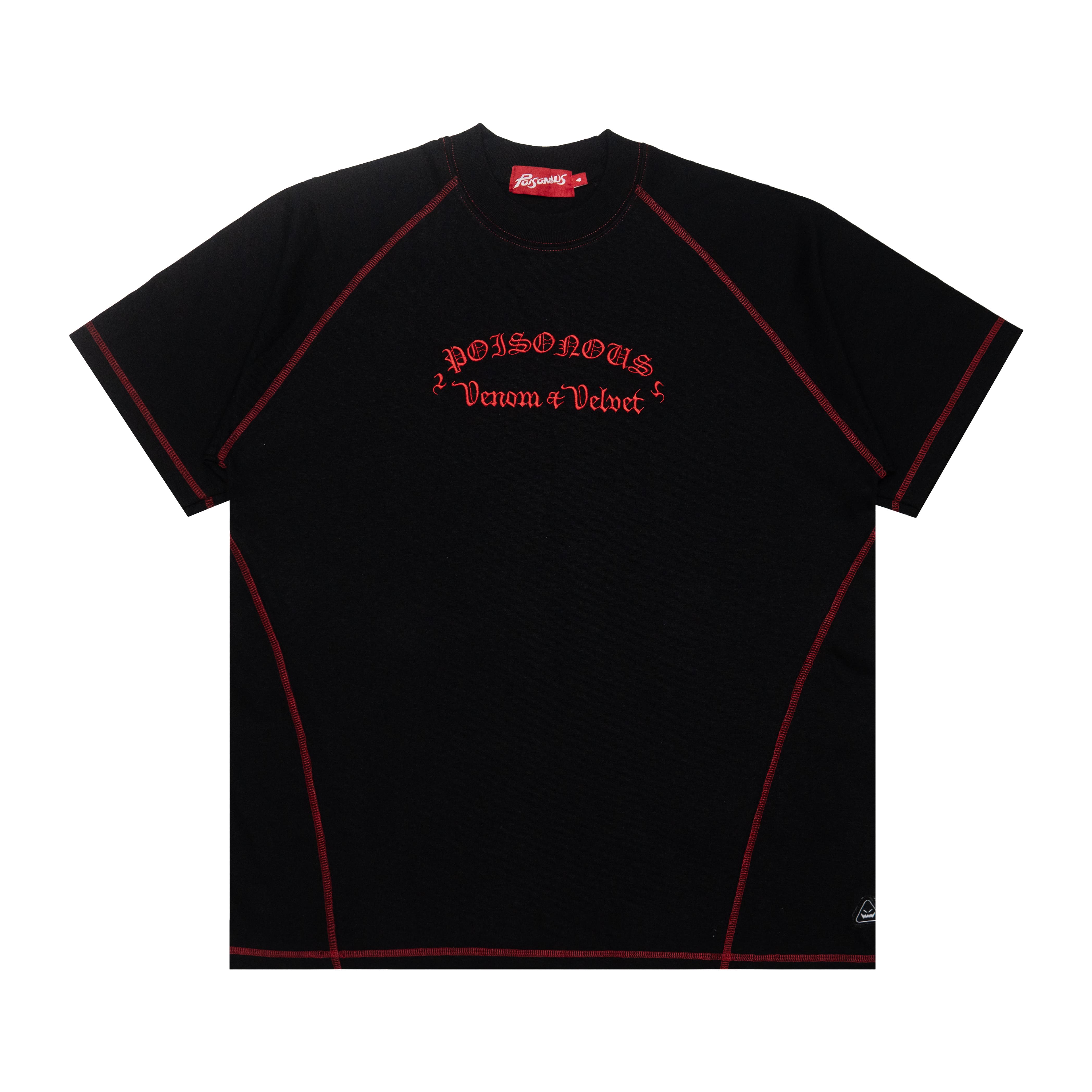 POISONOUS - VENOM N VELVET BLACK DESAIN RED